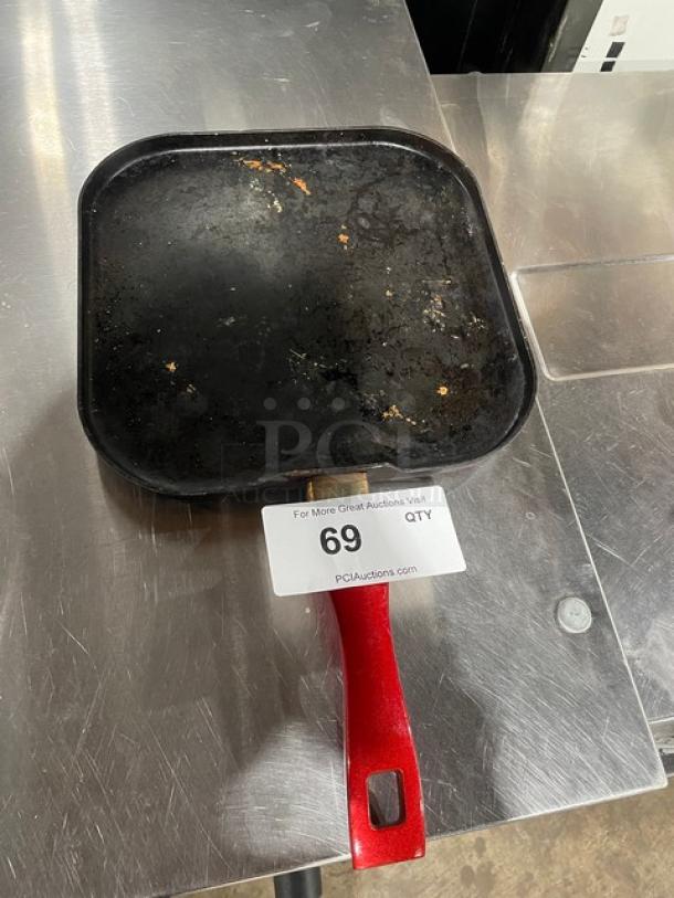 Commercial Heavy Duty Frying/Sauté Pan & Square Griddle Pan! ALL ONE MONEY! - Image 2 of 6