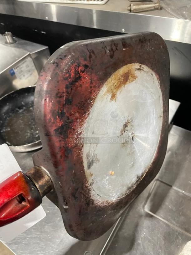 Commercial Heavy Duty Frying/Sauté Pan & Square Griddle Pan! ALL ONE MONEY! - Image 3 of 6