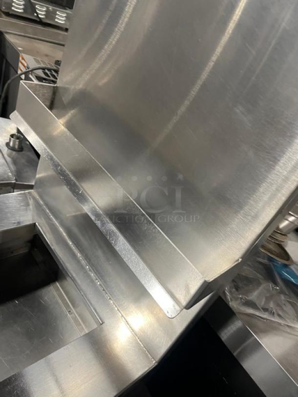 Custom Commercial Stainless Steel 2 Compartment Condiment/Silverware Organizer! With Back Splash! - Image 5 of 7