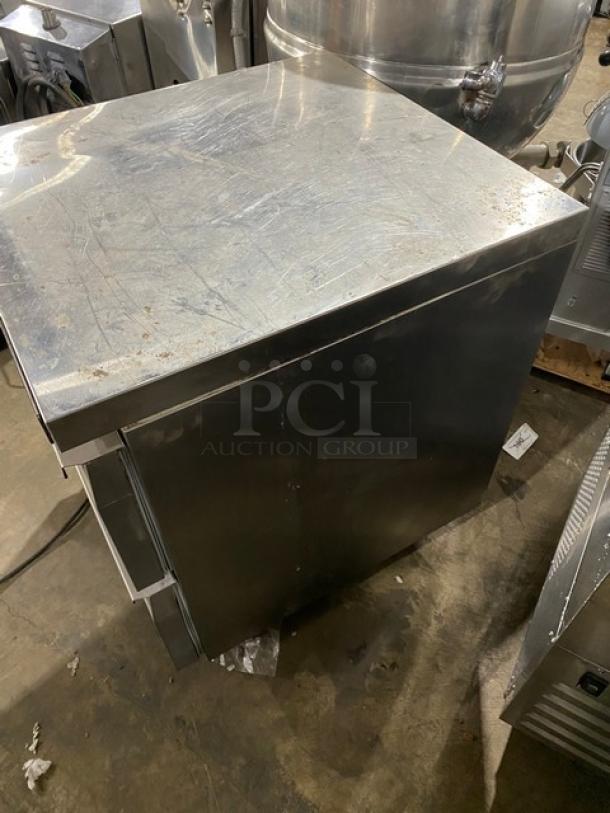 Continental Commercial Stainless Steel 2 Drawer Undercounter Worktop Freezer! Model: SWF27 SN: 156C0742! 115V 1 Phase! On Casters! - Image 3 of 8