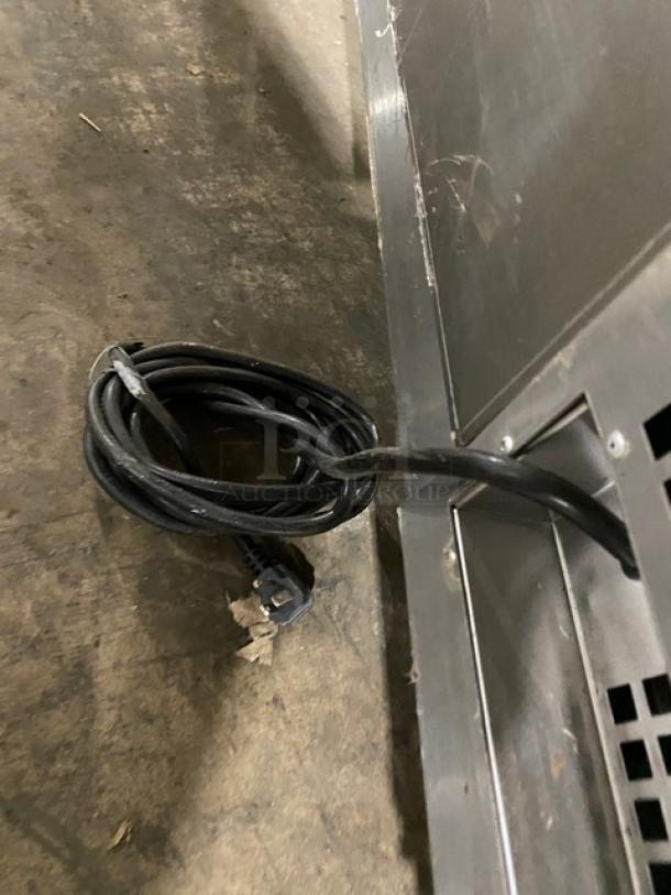 Atosa Commercial Stainless Steel 2 Door Back Bar Cooler/Direct Draw Kegerator! With Single Tower Double Tap! With Drip Tray! Model: MKC58 SN: MKC58AUS10031B091600C40018! 115V 1 Phase! On Casters! - Image 11 of 11