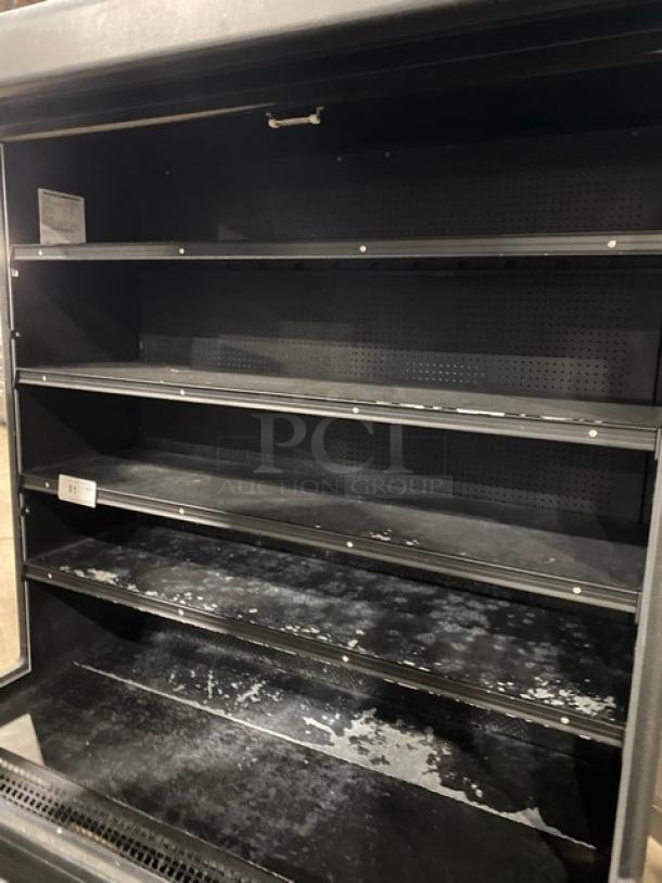 Hussmann Commercial Black Multi-Deck Refrigerated Self-Contained Open Grab-N-Go Merchandiser Display Case! With Adjustable Shelves! Model: MD-14 SN: MY15F326303! 208/230V 1 Phase! - Image 5 of 7