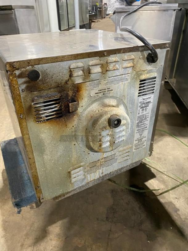 MerryChef Commercial Stainless Steel Electric Powered Countertop High-Speed Rapid Cook Turbo Oven! With Wire Oven Rack! Model: Eikon E4 SN: 121213090221! 208/240V 2 Phase +GND! - Image 4 of 8