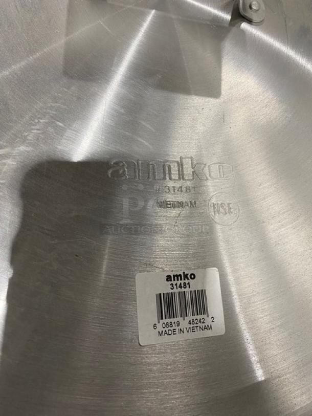 Amko Commercial Stainless Steel Pot Cover! Model: 31481! - Image 3 of 3
