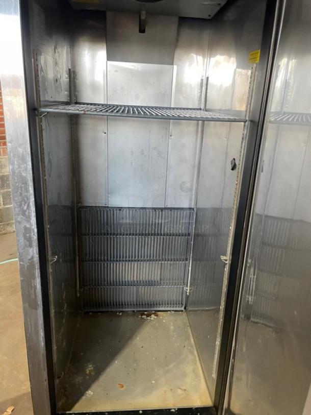 Asber! 2020 Late Model! Commercial Stainless Steel Solid Single Door Reach In Freezer! With Poly Coated Wire Rack! Model: ARF23HF SN: 8102089936! 115V 1 Phase! On Casters! - Image 5 of 9