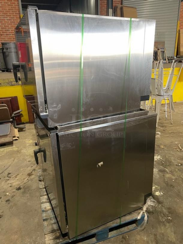 Rational iCombi Pro Series Commercial Stainless Steel Electric Powered Double Stacked Combi Oven! Energy Star Certified! With Wifi! With Built In Pan Holing Racks! Model: LM1000CE.AXXXX SN: E62SJ21052889581! 440/480V! 2X Your Bid Makes One Unit! - Image 2 of 11
