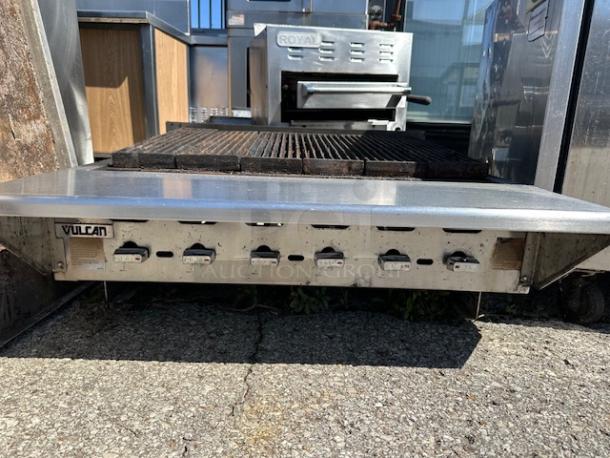One Vulcan Natural Gas Charbroiler. Model# VACB36. 36X31X15. $7365.47. - Image 1 of 1