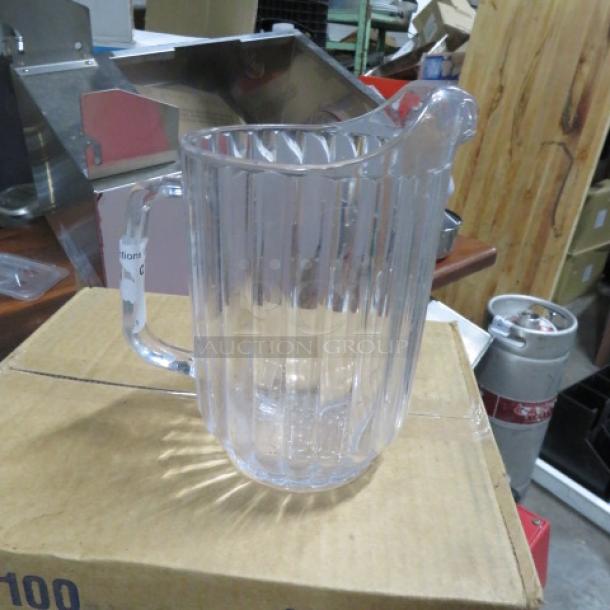 One Clear Poly Pitcher. - Image 1 of 1