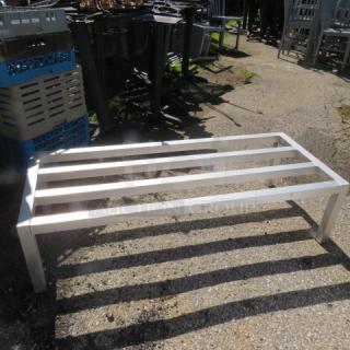 One Aluminum Dunnage Rack. 48X20X12