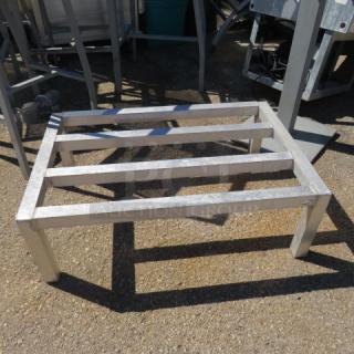 One Aluminum Dunnage Rack. 36X24X12