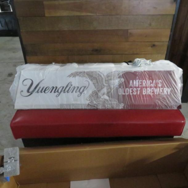 One BRAND NEW Yuengling Hanging Pool Table Light. 46X13X12 - Image 1 of 2