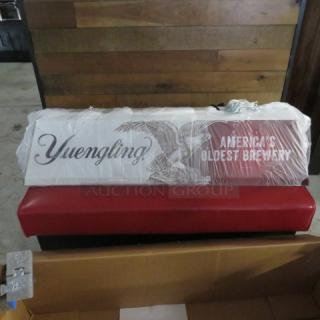 One BRAND NEW Yuengling Hanging Pool Table Light. 46X13X12