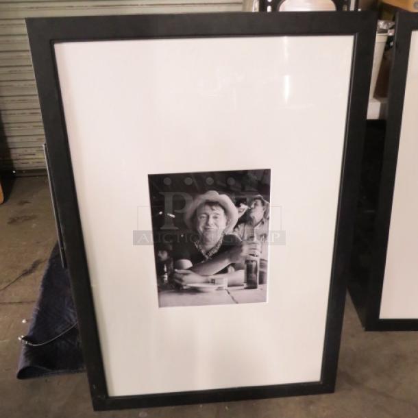 One 27X39 Framed Matted Picture. - Image 1 of 1