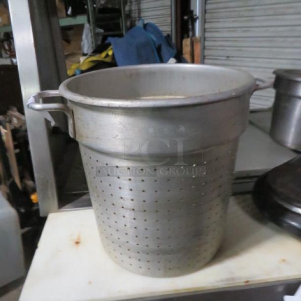 One Aluminum Strainer Basket. - Image 1 of 1