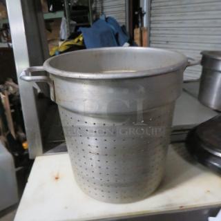 One Aluminum Strainer Basket.