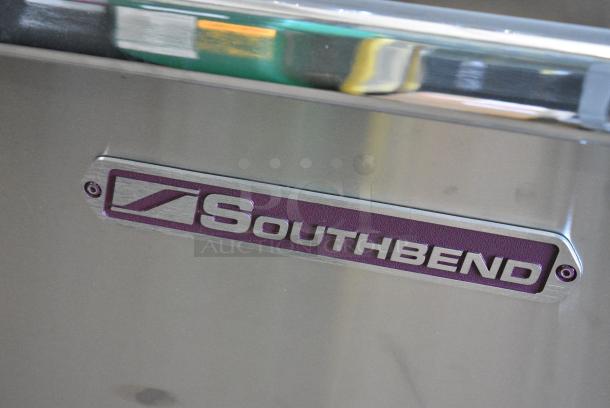 BRAND NEW SCRATCH AND DENT! 2023 Southbend 4601DD Stainless Steel Commercial Propane Gas Powered 10 Burner Range w/ 2 Ovens, Back Splash and Over Shelf. - Image 3 of 10