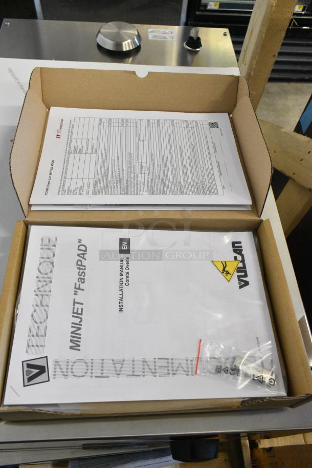 BRAND NEW SCRATCH AND DENT! 2019 Vulcan V2MF061E-86FD Mini JETR Stainless Steel Commercial Mini Electric Boilerless Combi Oven. 208 Volts, 1 Phase. - Image 6 of 8