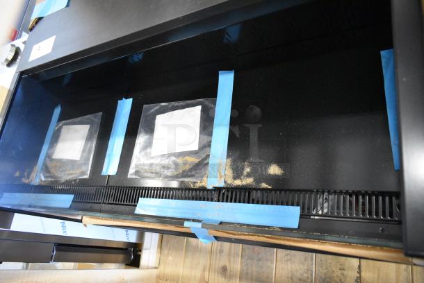 BRAND NEW IN CRATE! Structural Concepts Oasis CO3324R Black 36" Shallow Depth Undercounter Air Curtain Merchandiser. 120 Volts, 1 Phase. Tested and Working! - Image 4 of 5