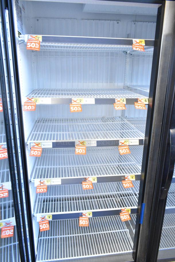 2018 True GDM-72F-HC Metal Commercial 3 Door Reach In Freezer Merchandiser w/ Poly Coated Racks. 115/208-230 Volts, 1 Phase. Tested and Working! - Image 5 of 8