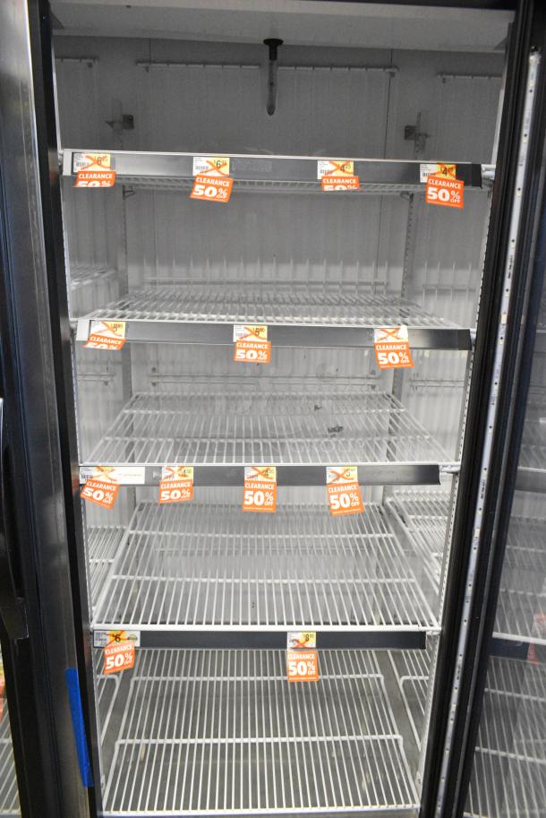 2018 True GDM-72F-HC Metal Commercial 3 Door Reach In Freezer Merchandiser w/ Poly Coated Racks. 115/208-230 Volts, 1 Phase. Tested and Working! - Image 6 of 8