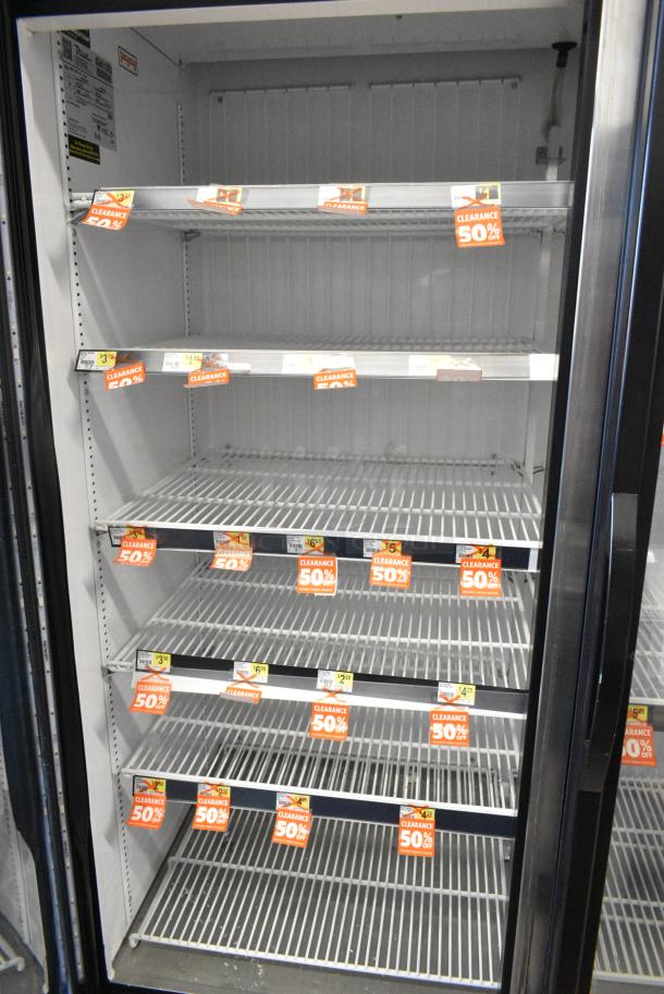 2018 True GDM-49F-HC Metal Commercial 2 Door Reach In Freezer Merchandiser w/ Poly Coated Racks. 115/208-230 Volts, 1 Phase. Tested and Working! - Image 5 of 6