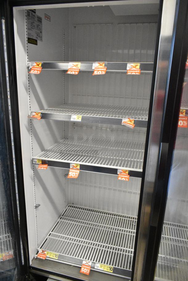 2018 True GDM-72F-HC Metal Commercial 3 Door Reach In Freezer Merchandiser w/ Poly Coated Racks. 115/208-230 Volts, 1 Phase. Tested and Working! - Image 7 of 8