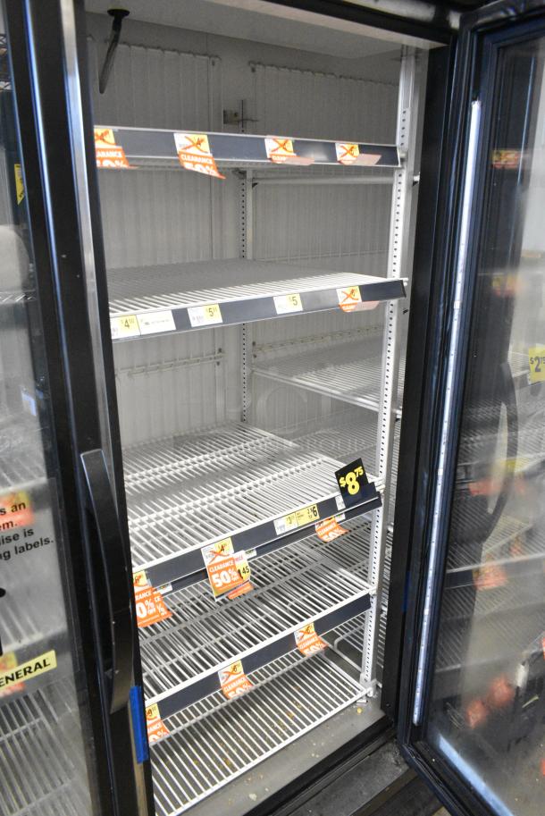 2018 True GDM-72F-HC Metal Commercial 3 Door Reach In Freezer Merchandiser w/ Poly Coated Racks. 115/208-230 Volts, 1 Phase. Tested and Working! - Image 4 of 6