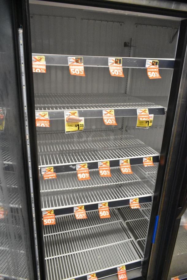 2018 True GDM-72F-HC Metal Commercial 3 Door Reach In Freezer Merchandiser w/ Poly Coated Racks. 115/208-230 Volts, 1 Phase. Tested and Working! - Image 5 of 6