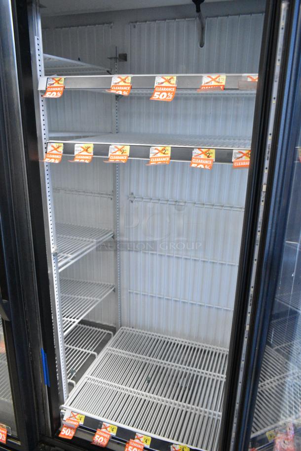 2018 True GDM-72F-HC Metal Commercial 3 Door Reach In Freezer Merchandiser w/ Poly Coated Racks. 115/208-230 Volts, 1 Phase. Tested and Working! - Image 5 of 7