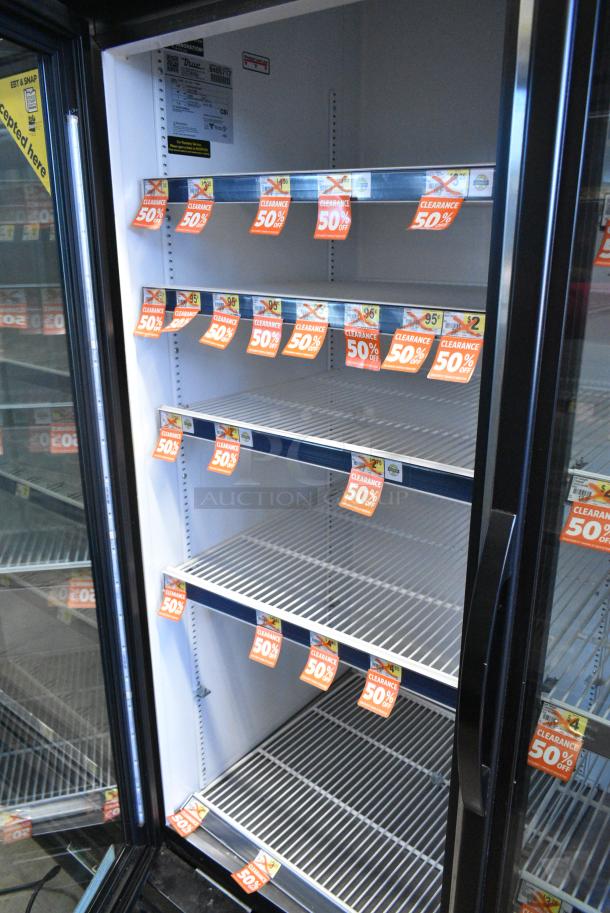 2018 True GDM-72-HC Metal Commercial 3 Door Reach In Cooler Merchandiser w/ Poly Coated Racks. 115 Volts, 1 Phase. Tested and Working! - Image 7 of 8