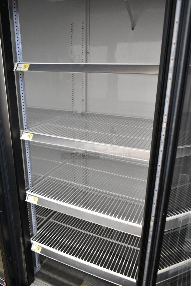 2019 True GDM-72-HC Metal Commercial 3 Door Reach In Cooler Merchandiser w/ Poly Coated Racks. 115 Volts, 1 Phase. Tested and Working! - Image 5 of 7