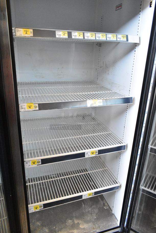 True GDM-72-LD Metal Commercial 3 Door Reach In Cooler Merchandiser w/ Poly Coated Racks. 115 Volts, 1 Phase. Tested and Working! - Image 4 of 7