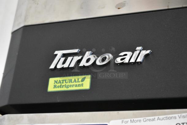 Turbo Air M3F24-1-N Stainless Steel Commercial Single Door Reach In Freezer w/ Poly Coated Racks on Commercial Casters. 115 Volts, 1 Phase. Tested and Working! - Image 2 of 6