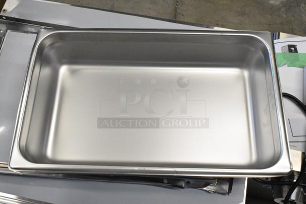 2 BRAND NEW SCRATCH AND DENT! 4070049 Choice Full Size 4" Deep 24 Gauge Anti-Jam Stainless Steel Steam Table / Hotel Pan. 2 Times Your Bid! - Image 3 of 4
