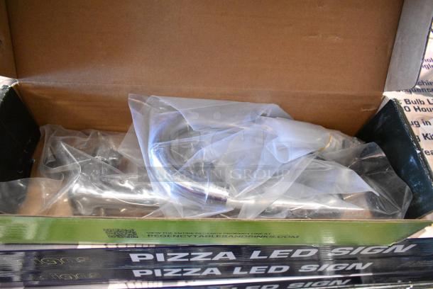 BRAND NEW SCRATCH AND DENT! Regency 600FW84G Wall Mount Faucet with 3 1/2" Swivel Gooseneck Spout and 8" Centers - Image 1 of 3
