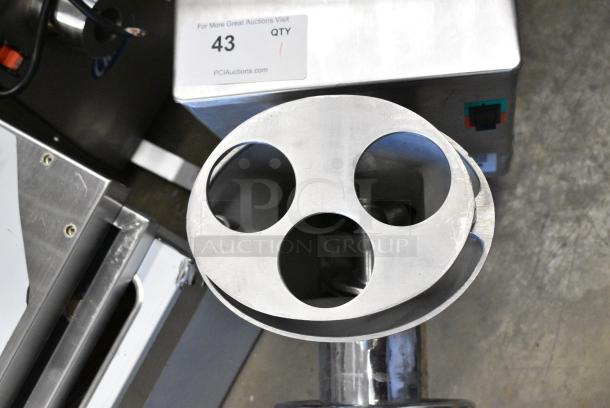 BRAND NEW SCRATCH AND DENT! Pro-Cut KG-22W-SS #22 Stainless Steel Electric Meat Grinder with Safe Guard. 110 Volts, 1 Phase. Tested and Working! - Image 5 of 10
