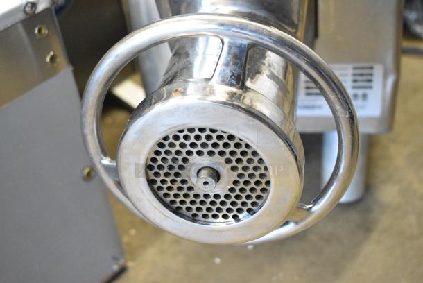 BRAND NEW SCRATCH AND DENT! Pro-Cut KG-22W-SS #22 Stainless Steel Electric Meat Grinder with Safe Guard. 110 Volts, 1 Phase. Tested and Working! - Image 6 of 10