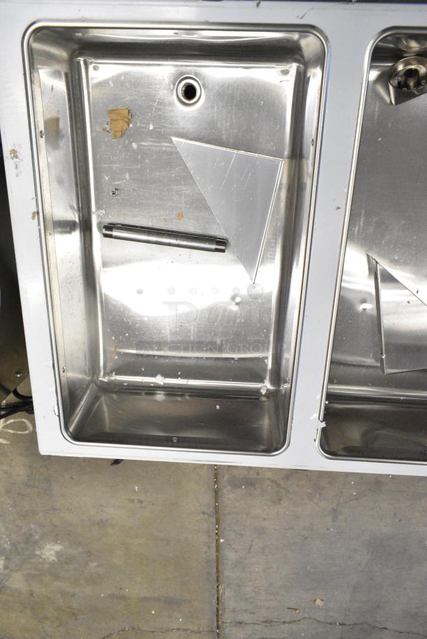 BRAND NEW SCRATCH AND DENT! ServIt Stainless Steel Commercial 2 Well Steam Table. - Image 7 of 12