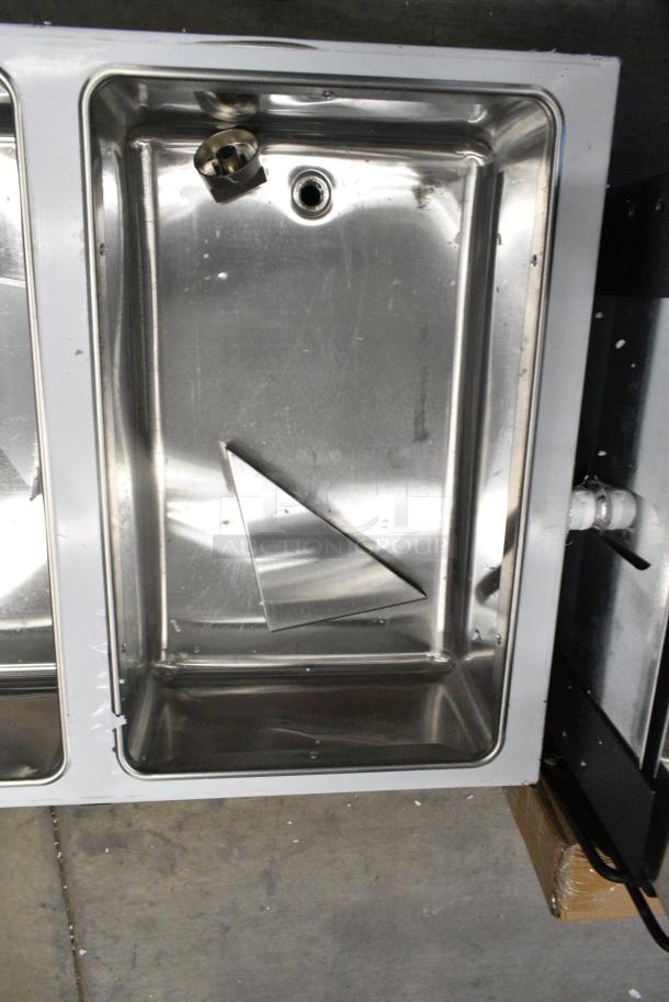 BRAND NEW SCRATCH AND DENT! ServIt Stainless Steel Commercial 2 Well Steam Table. - Image 8 of 12