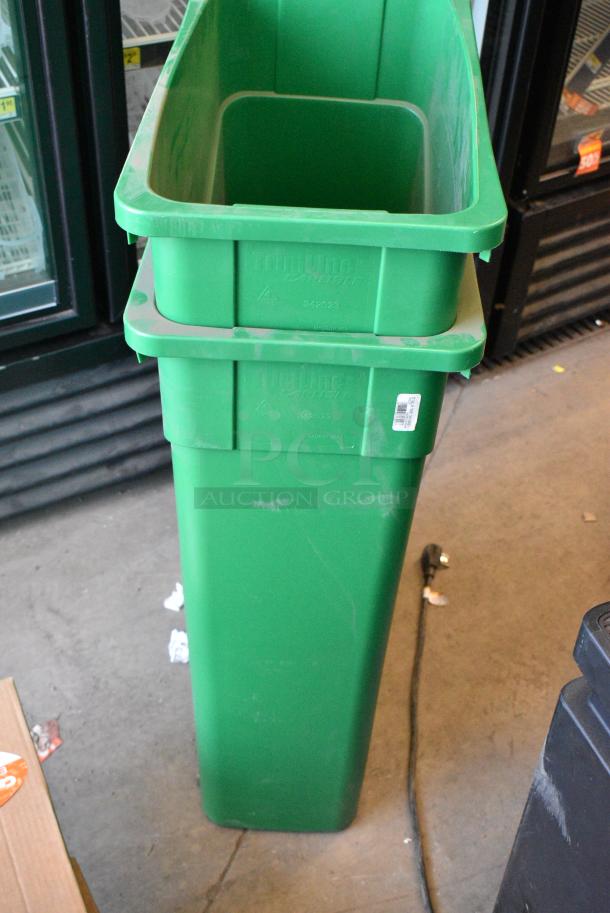 2 BRAND NEW SCRATCH AND DENT! Carlisle 342023CMP09 TrimLine Plastic Compost Container 23 Gallon. 2 Times Your Bid! - Image 3 of 5