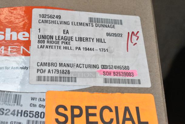 4 BRAND NEW SCRATCH AND DENT! Cambro Camshelving S24H6580 Elements for Dunnage Rack. 4 Times Your Bid! - Image 4 of 6