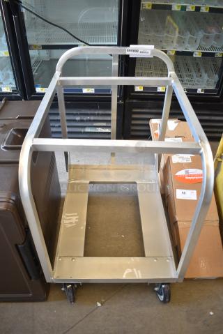 BRAND NEW SCRATCH AND DENT! Channel BPT-2TP Metal Pan Transport Rack on Commercial Casters.