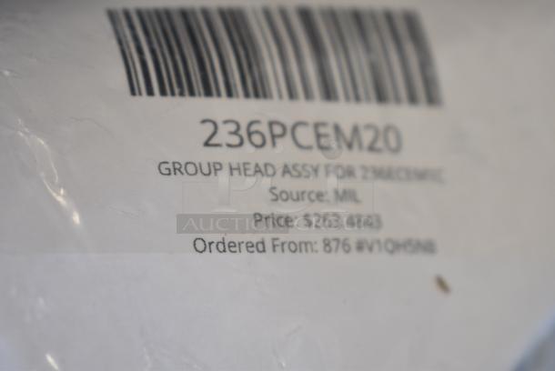 BRAND NEW SCRATCH AND DENT! Estella Caffe 236PCEM20 Group Head Assembly for ECEM1C 236PCEM20 - Image 6 of 6
