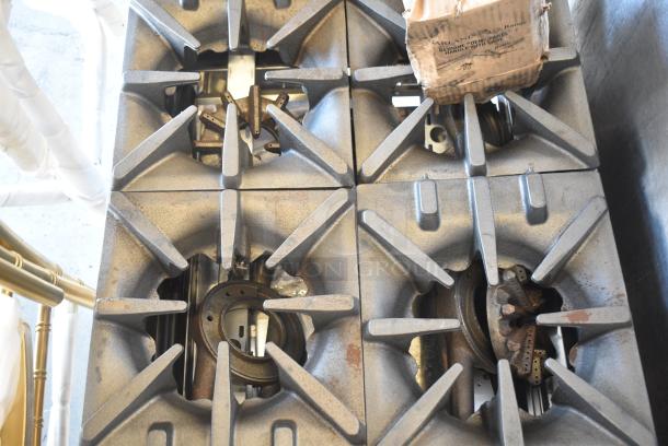 BRAND NEW SCRATCH AND DENT! Garland Stainless Steel Commercial Countertop Natural Gas Powered 4 Burner Range. - Image 4 of 9