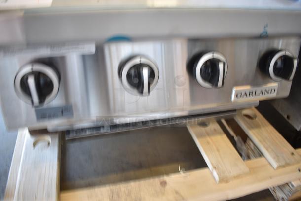BRAND NEW SCRATCH AND DENT! Garland Stainless Steel Commercial Countertop Natural Gas Powered 4 Burner Range. - Image 8 of 9