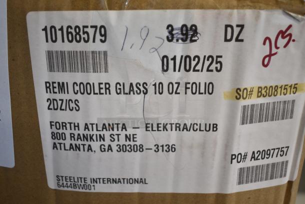 BRAND NEW SCRATCH AND DENT! Box of 24 Steelite 6444BW001 Remi Cooler Beverage Glasses - Image 3 of 3