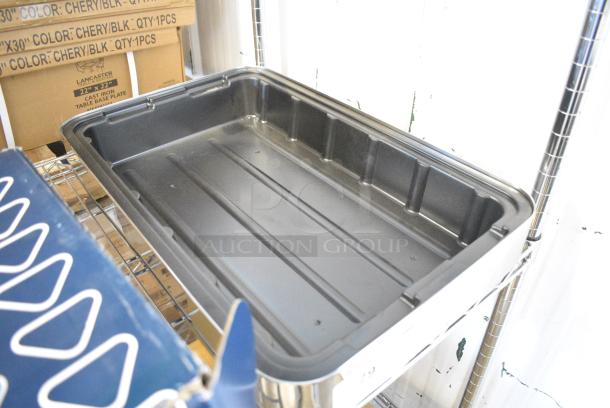 BRAND NEW SCRATCH AND DENT! Black Poly Ice Bin - Image 2 of 4