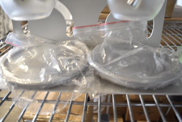 BRAND NEW SCRATCH AND DENT! IDM Clear Poly Countetop 2 Hopper Dry Goods Dispenser. - Image 5 of 6