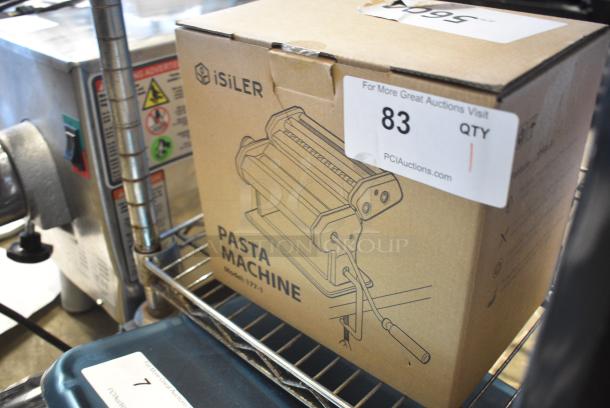 BRAND NEW SCRATCH AND DENT! Isiler 177-1 Metal Countertop Pasta Machine. - Image 4 of 12