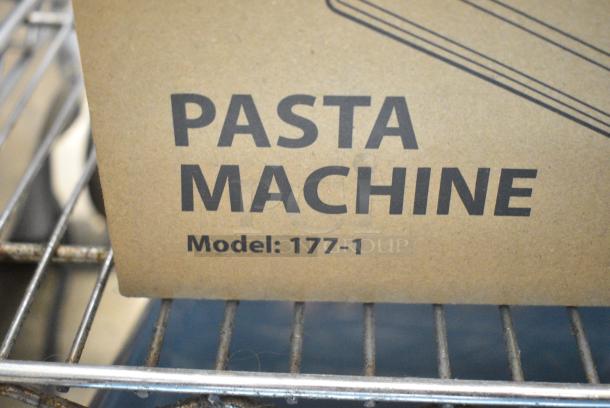 BRAND NEW SCRATCH AND DENT! Isiler 177-1 Metal Countertop Pasta Machine. - Image 6 of 12